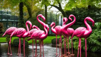 Ein Spaziergang zu Paul Schneiders wundervollen Flamingos im öffentlichen Raum